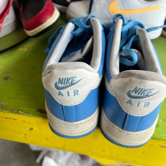 Nike Men's Sky Blue Athletic Shoes Air Force 1 size 10.5 - Picture 3 of 8